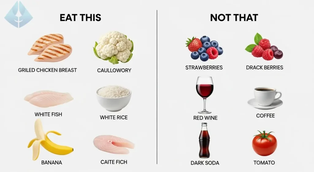 Foods to Enjoy vs. Foods to Avoid After Teeth Whitening