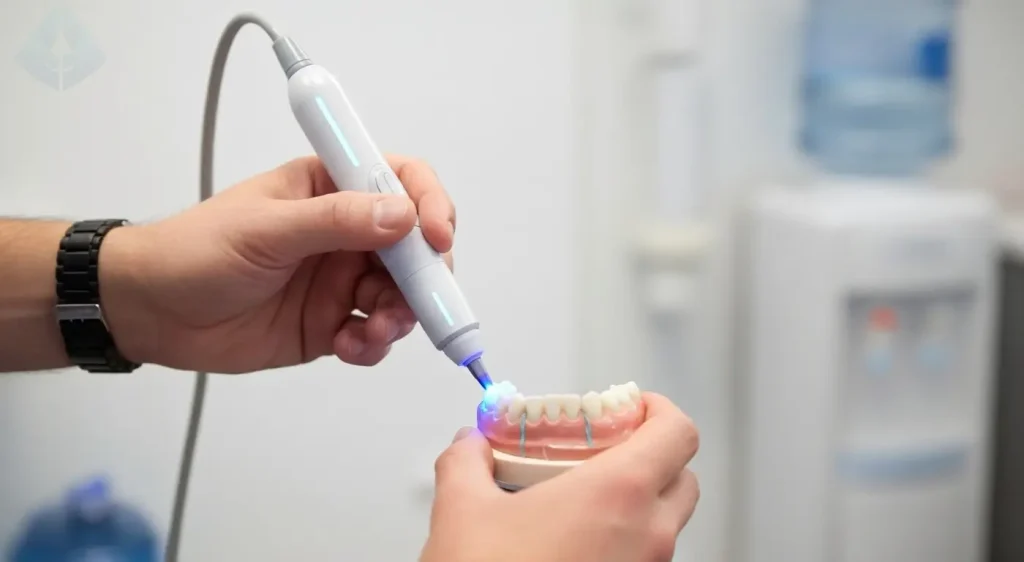 Advanced 3D intraoral scanner technology being used for precise cosmetic treatment planning at Smile Design NJ.