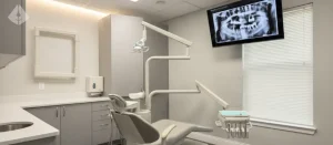 The sterile and modern surgical room for dental implant safety protocols in New Jersey at Smile Design NJ.