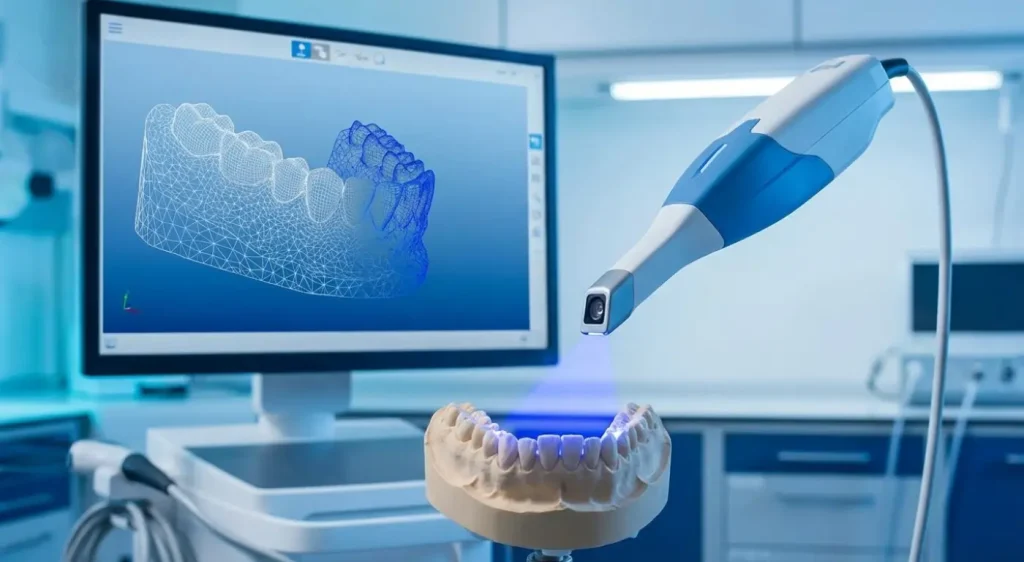 Advanced 3D scanning technology used by a specialist for smile design NJ.