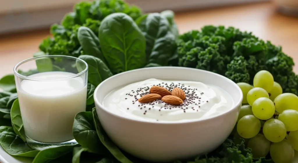 Healthy foods that support Dental Implant Osseointegration and bone growth