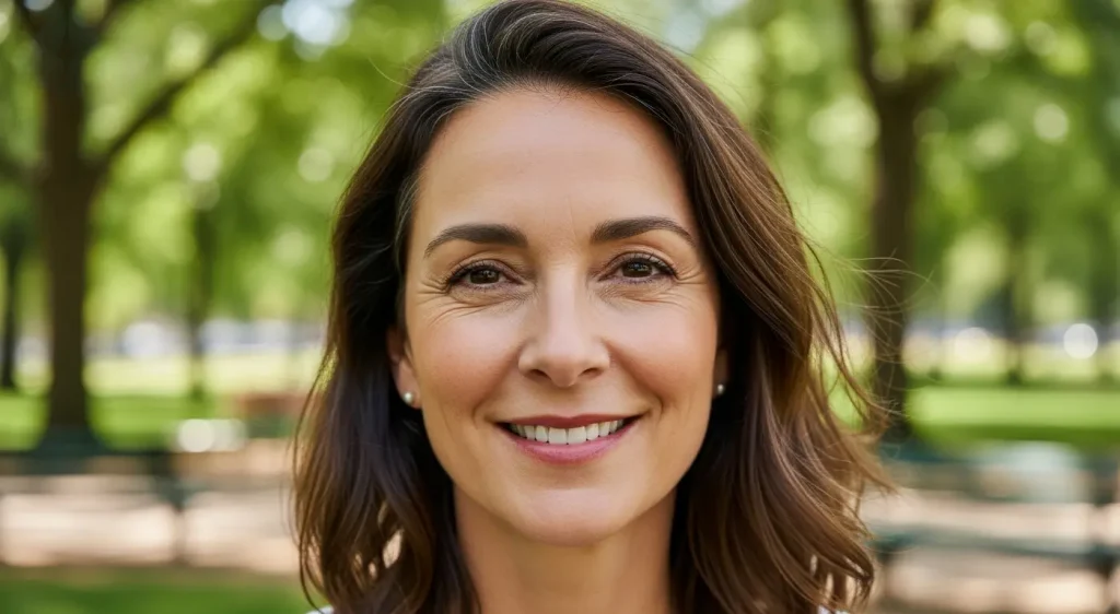 Patient with successful Dental Implant Osseointegration smiling in Westfield NJ